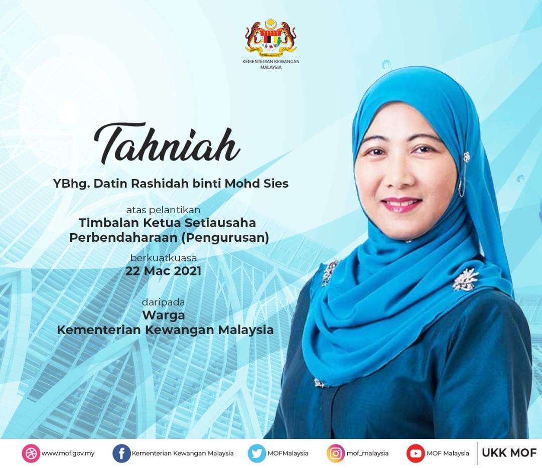 Tahniah YBhg. Datin Rashidah binti... - Kementerian Kewangan | Facebook