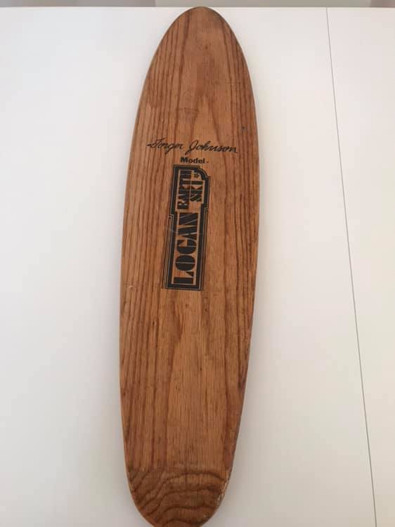 ヴィンテージ　スケートボード Bruce Loganモデル Vintage Bruce Logan skateboard autographed by Bruce himself !