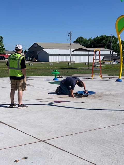The Splash Pad is down for... - New Ulm Park and Recreation