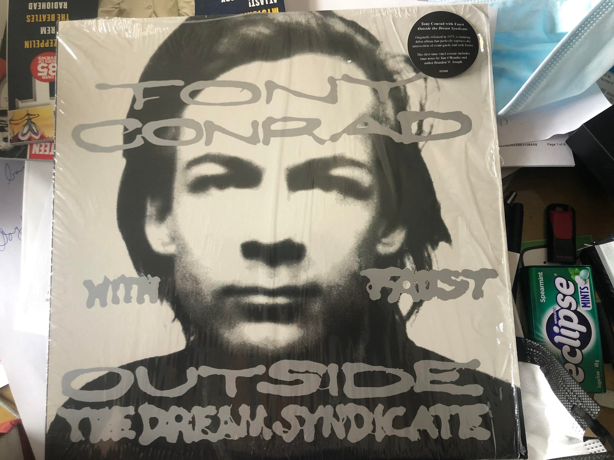 Tony Conrad with Faust ---The Pyre Of Angus Was In Kathmandu 7 inch