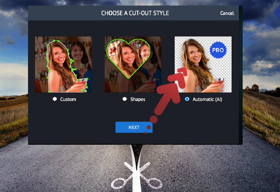 piZap.com - The new piZap Automatic #CutOut tool is simply...