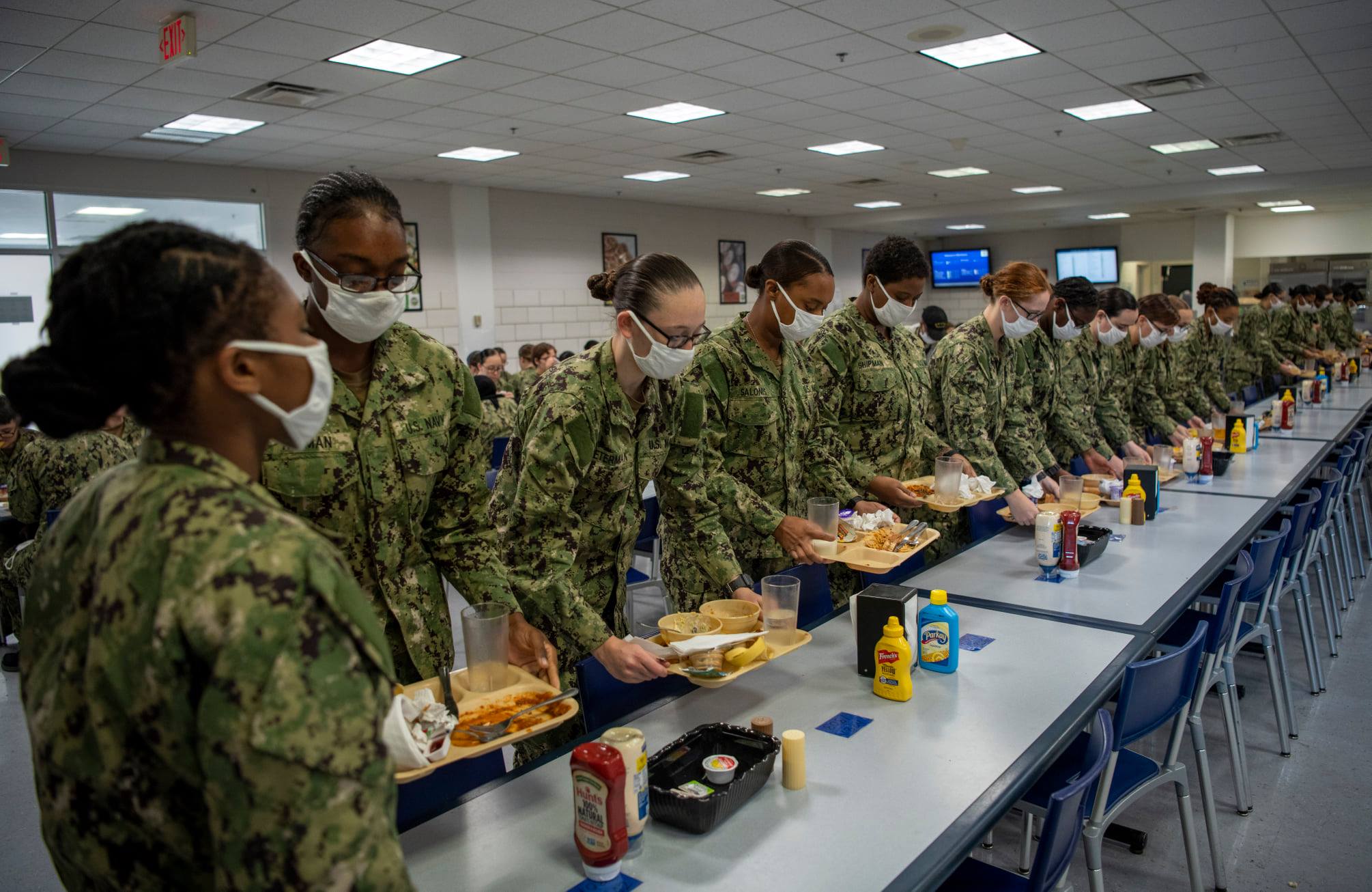 U.S. Navy Recruit Training Command - A recruit chief petty officer ...