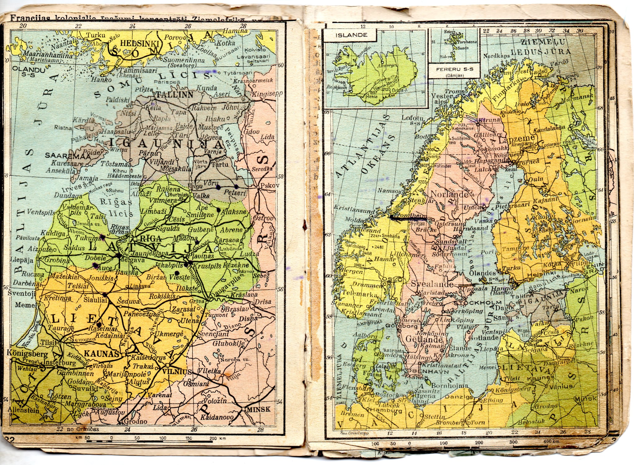 German WWII map of Soviet Union / Russia from  display picture 1
