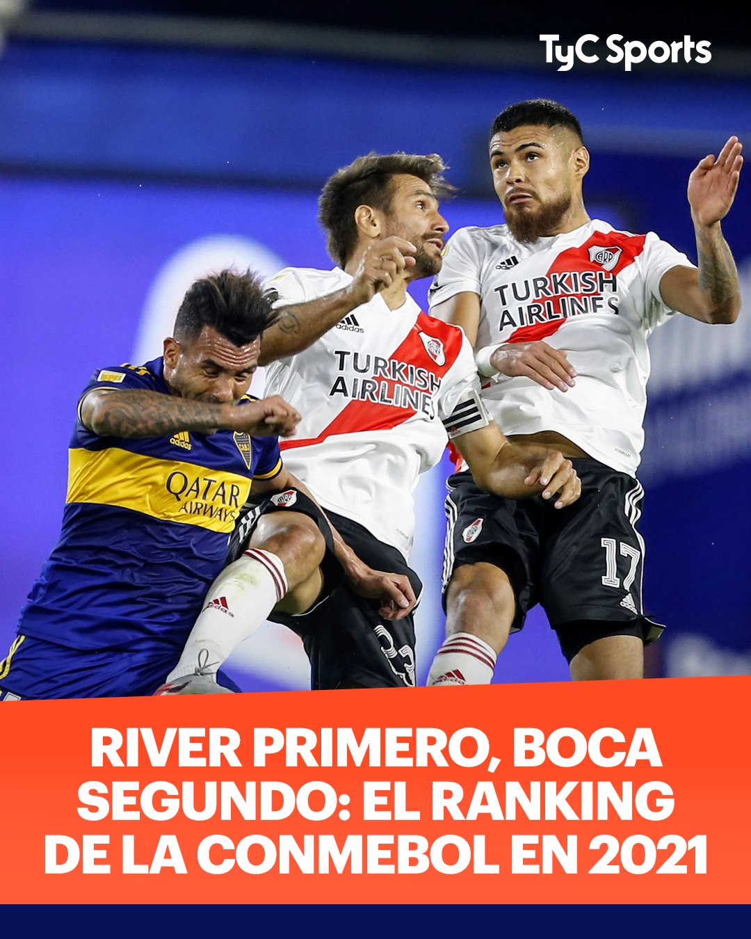 TyC Sports - #Conmebol dio a conocer el ranking de clubes... | Facebook