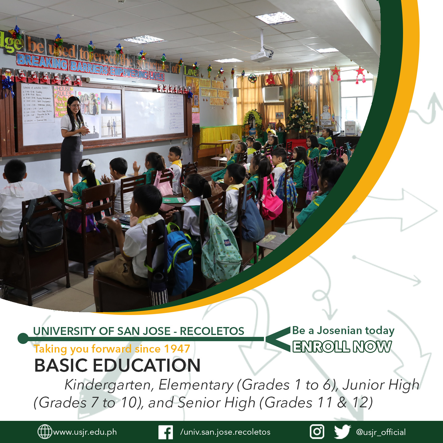 University of San Jose- Recoletos - ENROLLMENT IS ONGOING! We # ...