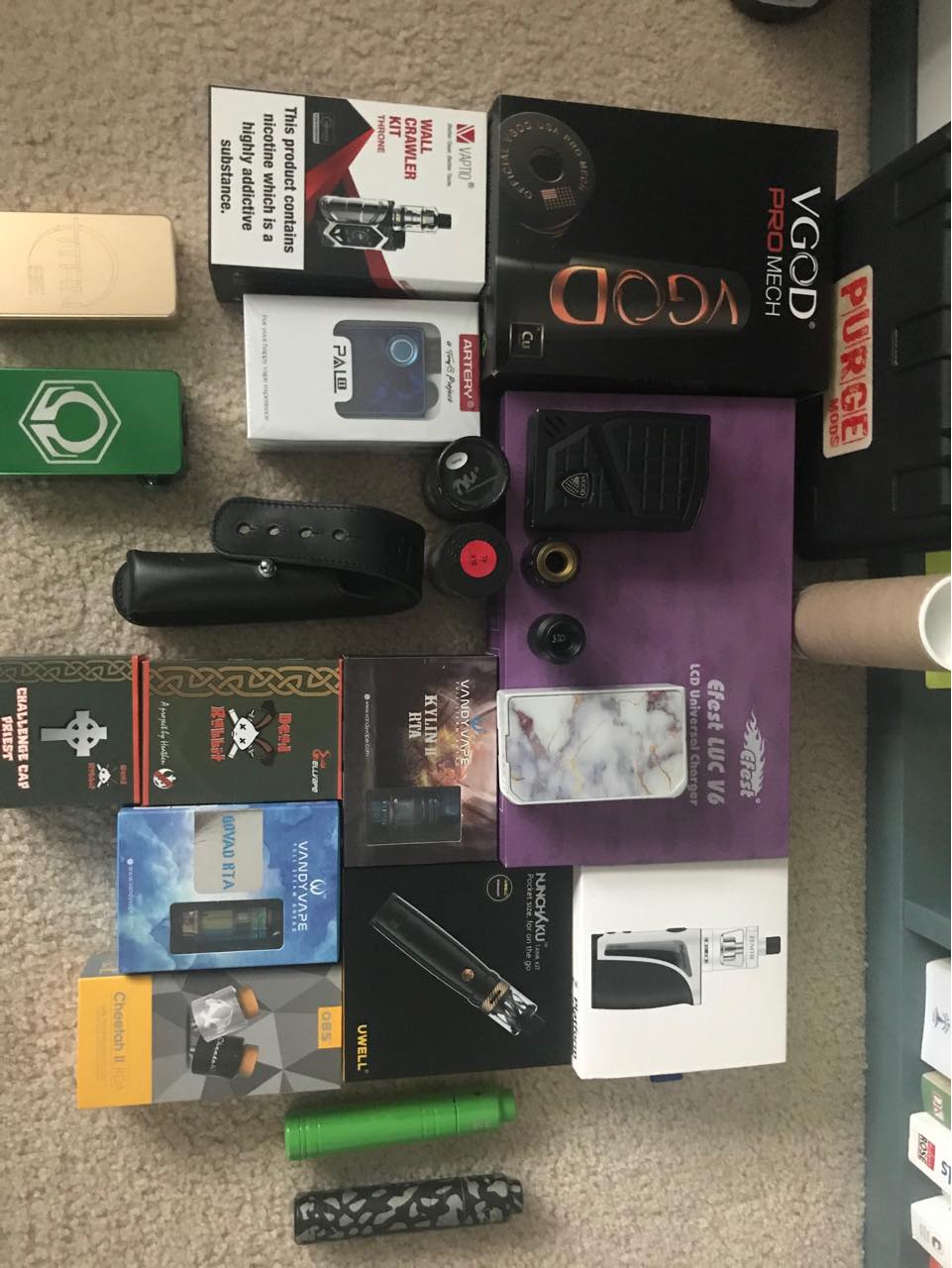 used vapes for sale Vape devices or trade Color:Grateful Dead Steal Your Face Lucky Thirteen Maple Syrup NICOTINE STRENGTH_1% - 10 (mg/ml) High