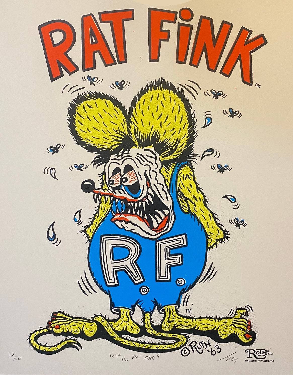 It's finally Rat Fink Friday! Another nice Rat Fink poster. Enjoy