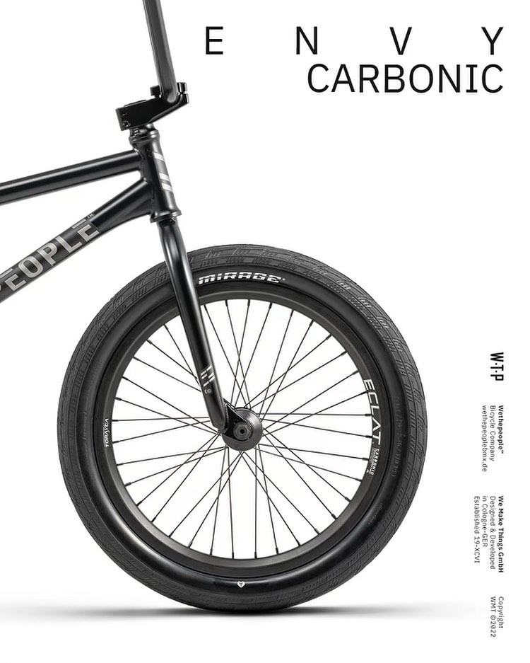 Newly built WeThePeople Envy BMX bike with 2011 frame