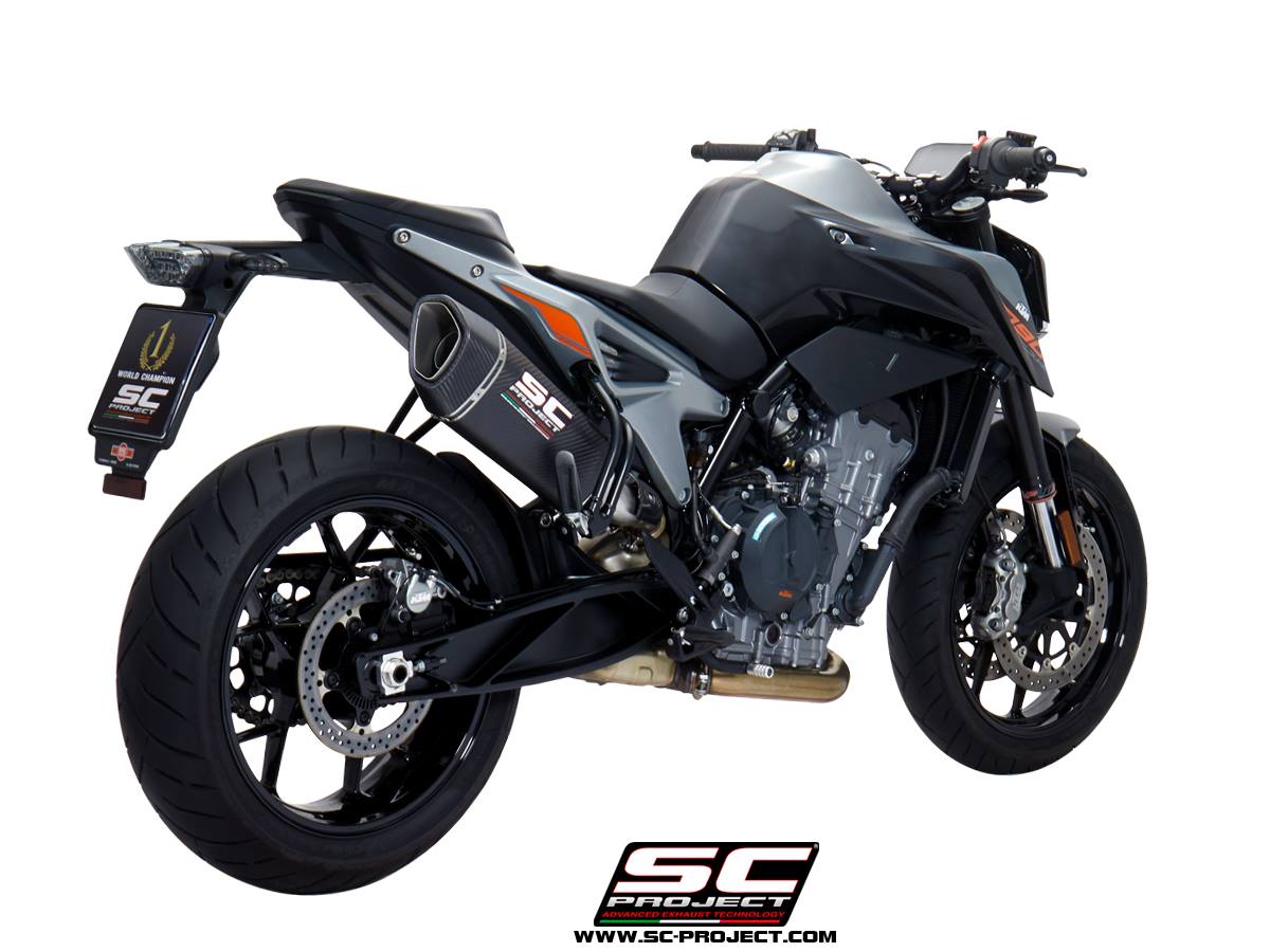 SC-Project exhaust range for KTM Duke 790 more info: https://shop 