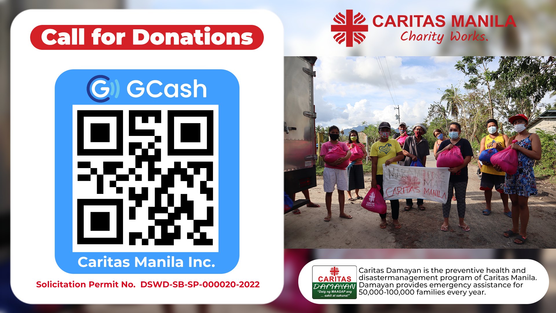 Caritas Manila - | Call for Donations: Damayan Program