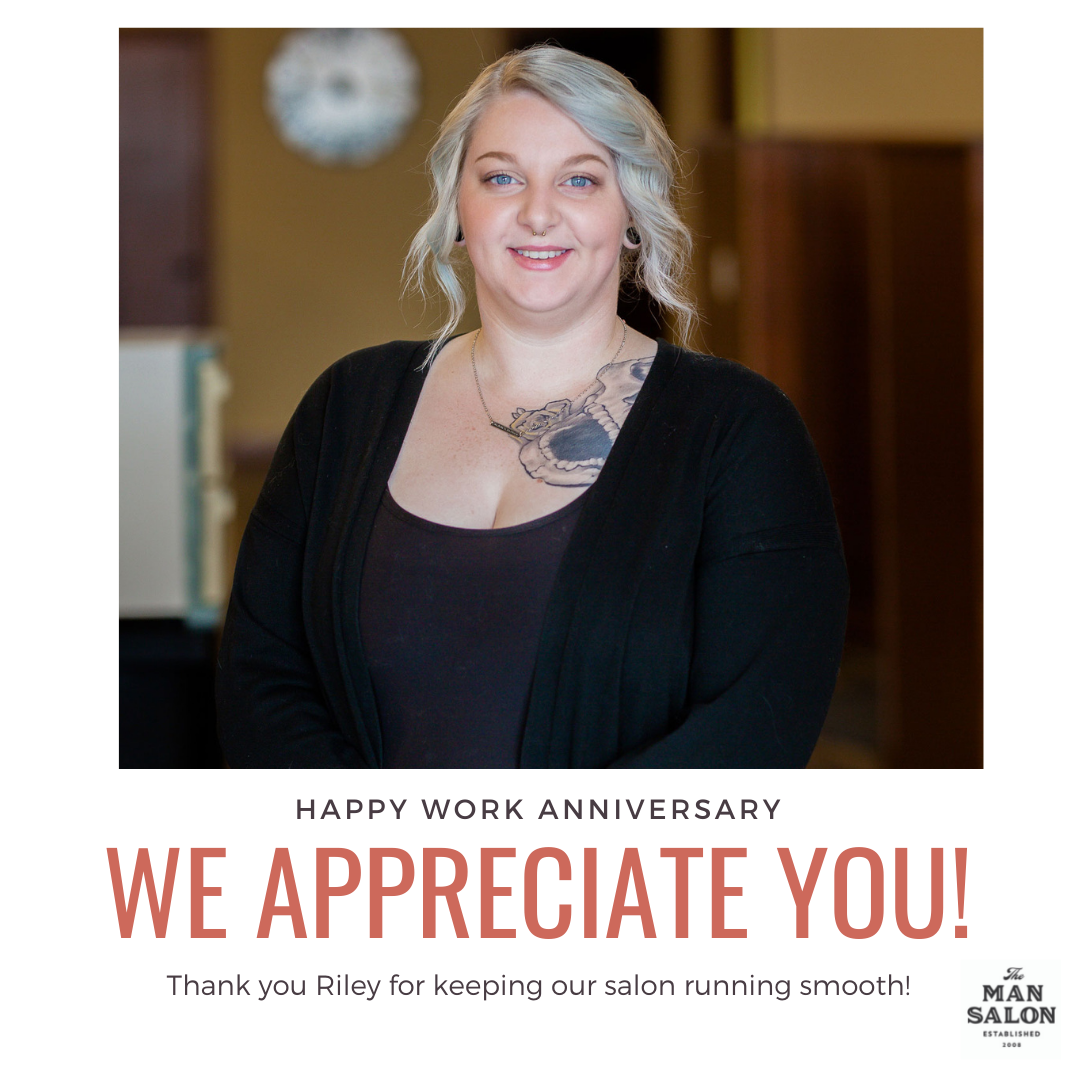 The Man Salon - Happy work anniversary to one of our...