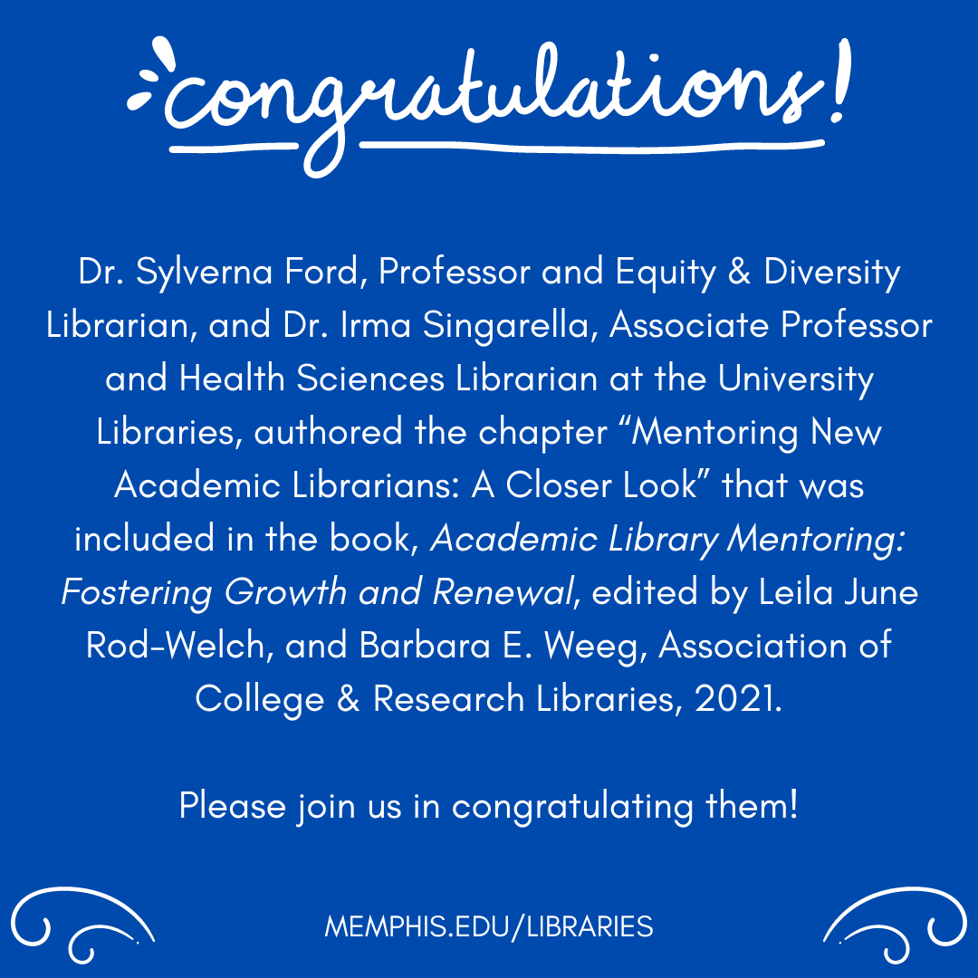 Congratulations to... - University of Memphis Libraries | Facebook