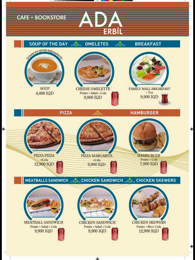 Hello everyone; We have new menu... - Ada Cafe Family Mall | Facebook