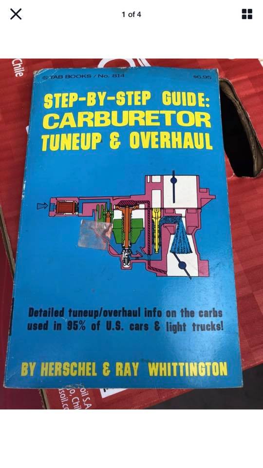 Carburetor book with detailed pictures and info
