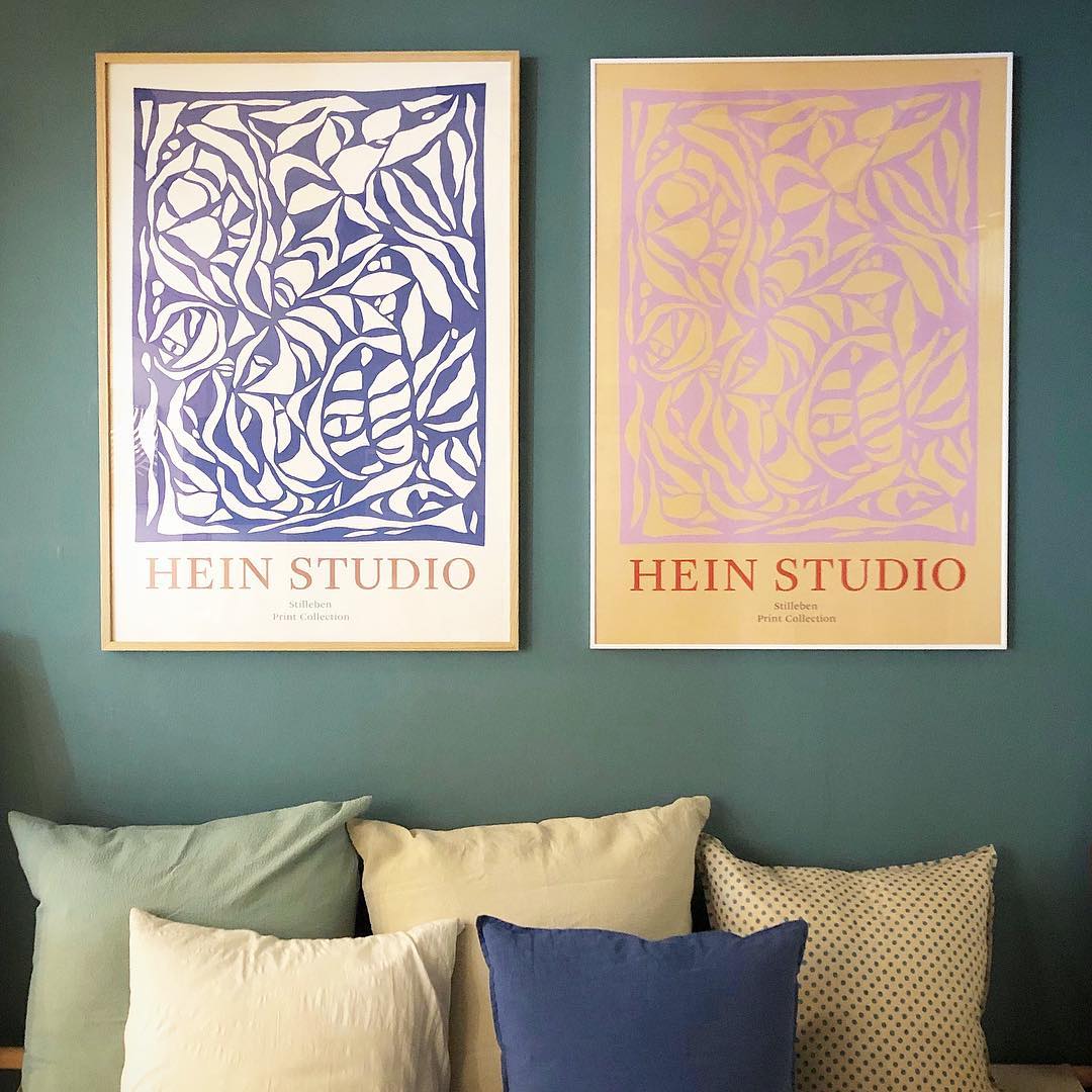 Art hein studio stilleben print collection Heliconia Lava from The Stilleben Print Collection Originates from a handmade papercut Made by Copenhagen based interior brand, Hein