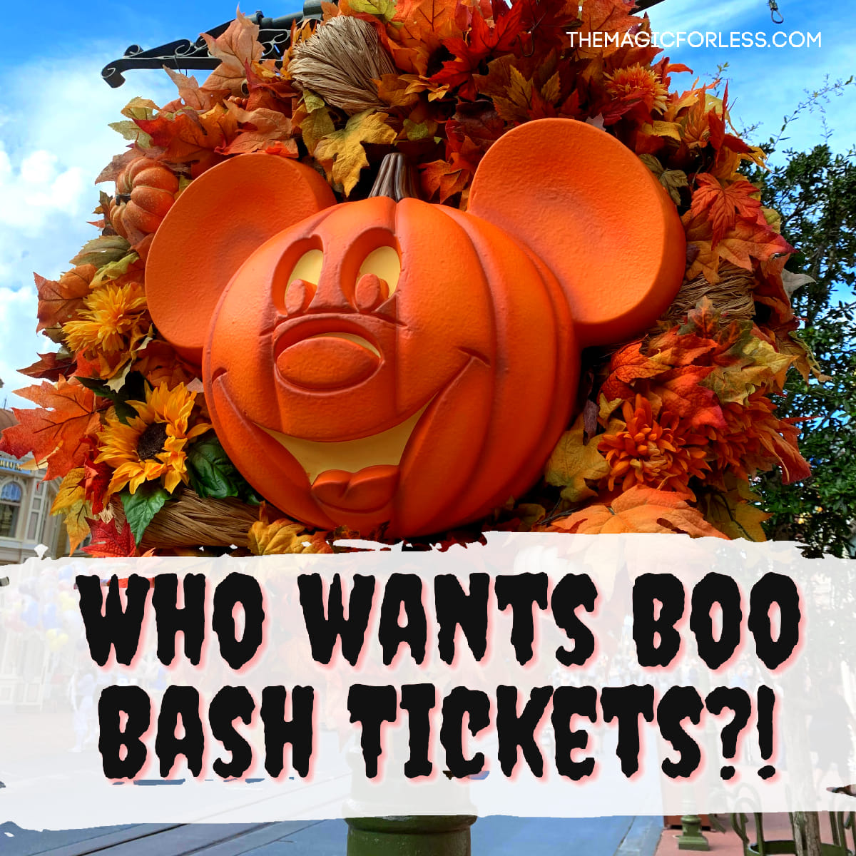 Are you excited for Disney's Boo Bash? Onsite guests can purchase ...