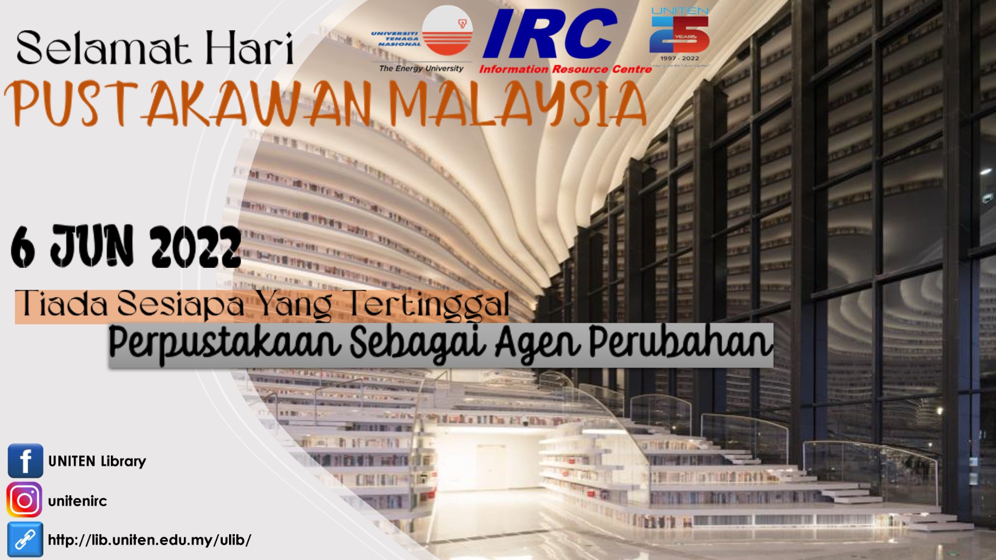 UNITEN Library - Kami dari IRC UNITEN mengucapkan Selamat... | Facebook