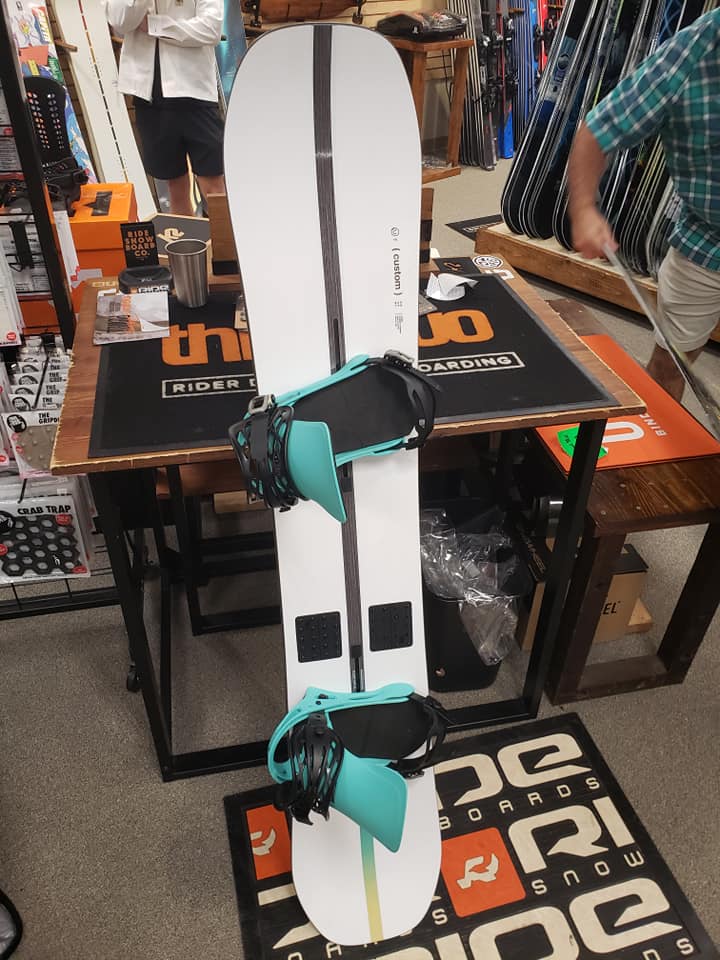 Reunited with my 1997 Burton Custom 143 snowboard