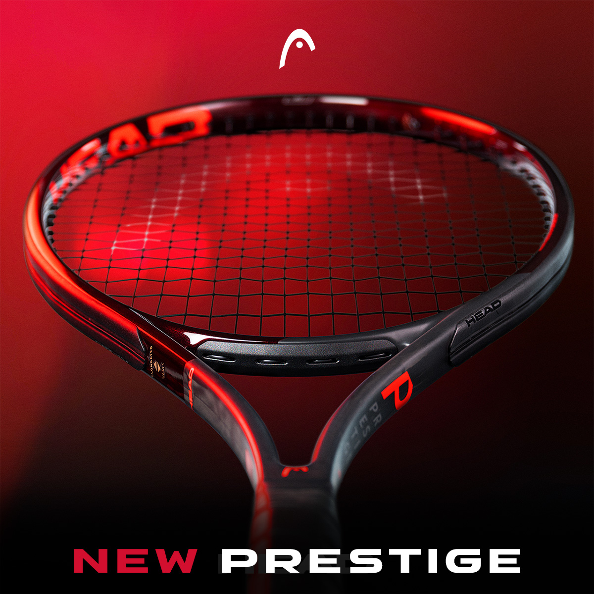 The all new HEAD Prestige Tour Racquet. A bigger sweet spot for