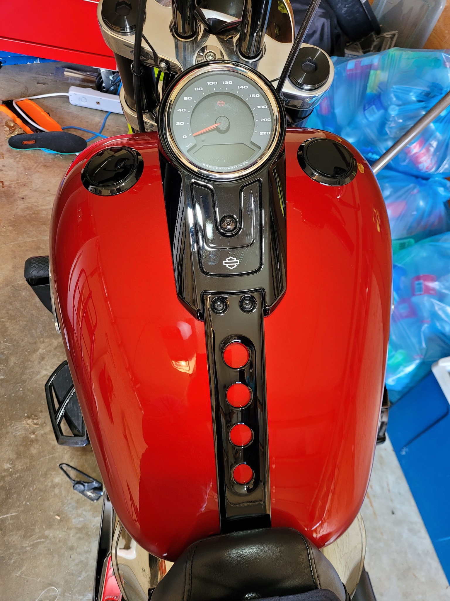 Harley-Davidson Custom Fuel Cap - Gloss Black