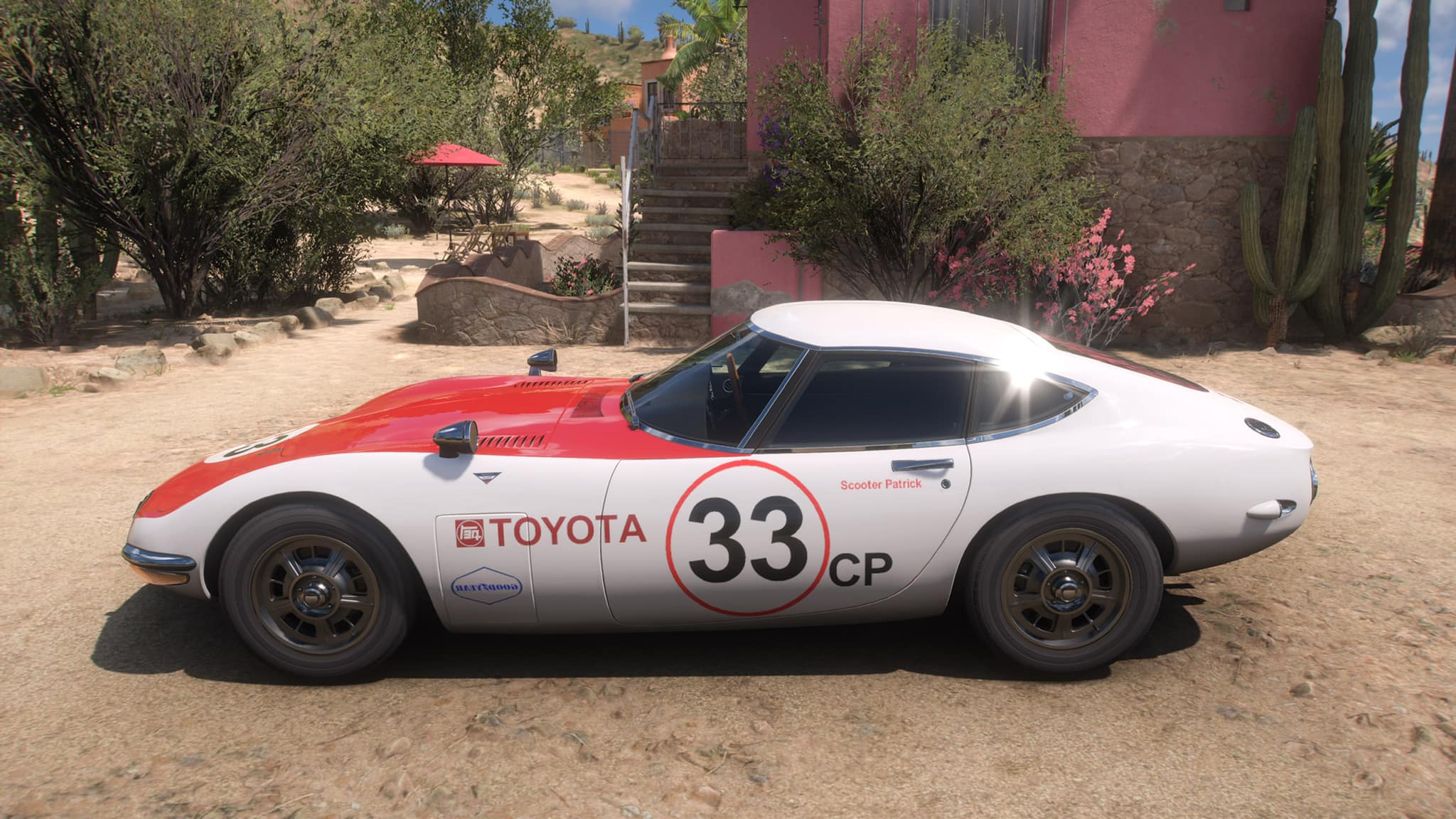 A pair of Shelby Toyota 2000GTs. Number 23 driven by Dave Jordan