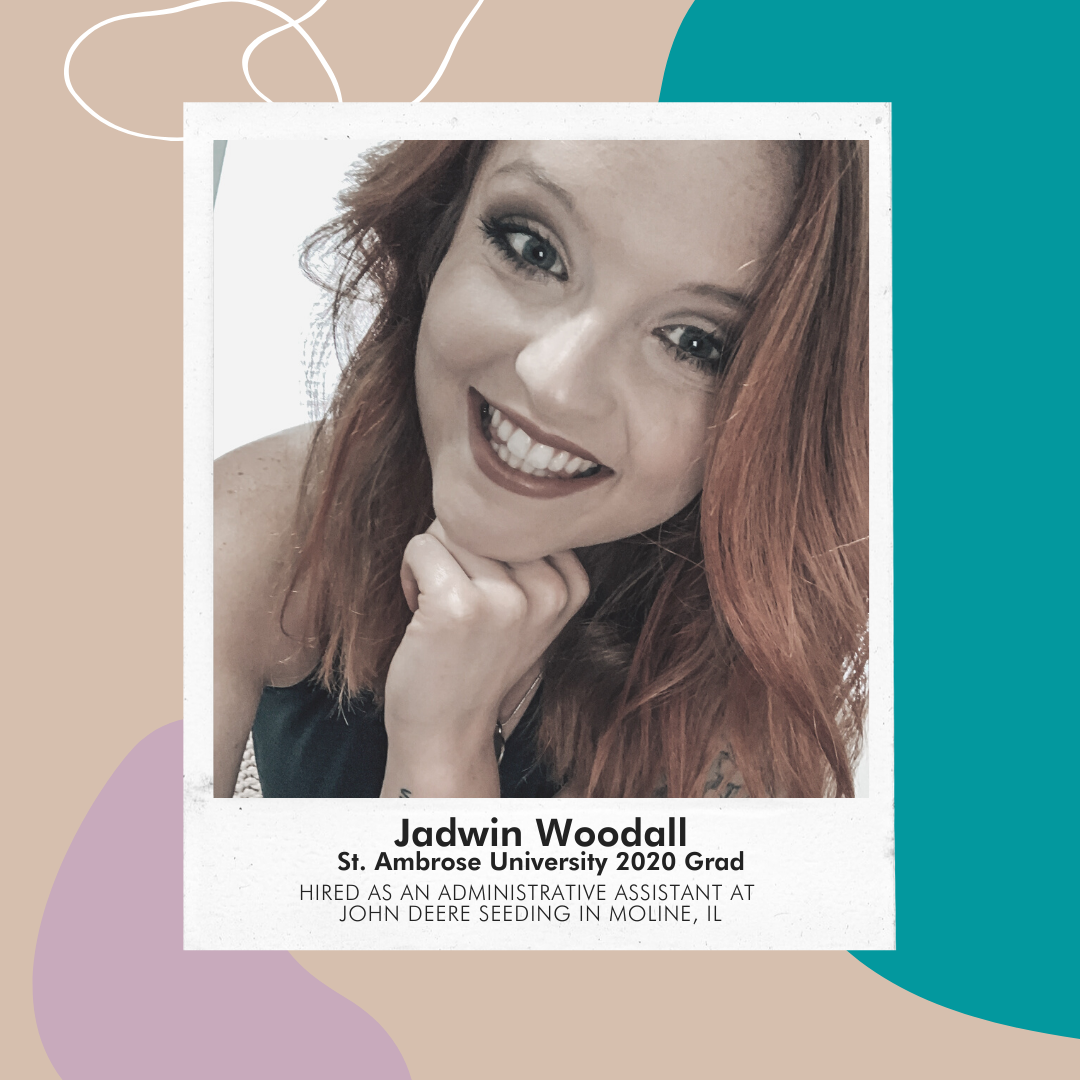 Congratulations to Jadwin Woodall on her new job at John Deere Seeding ...