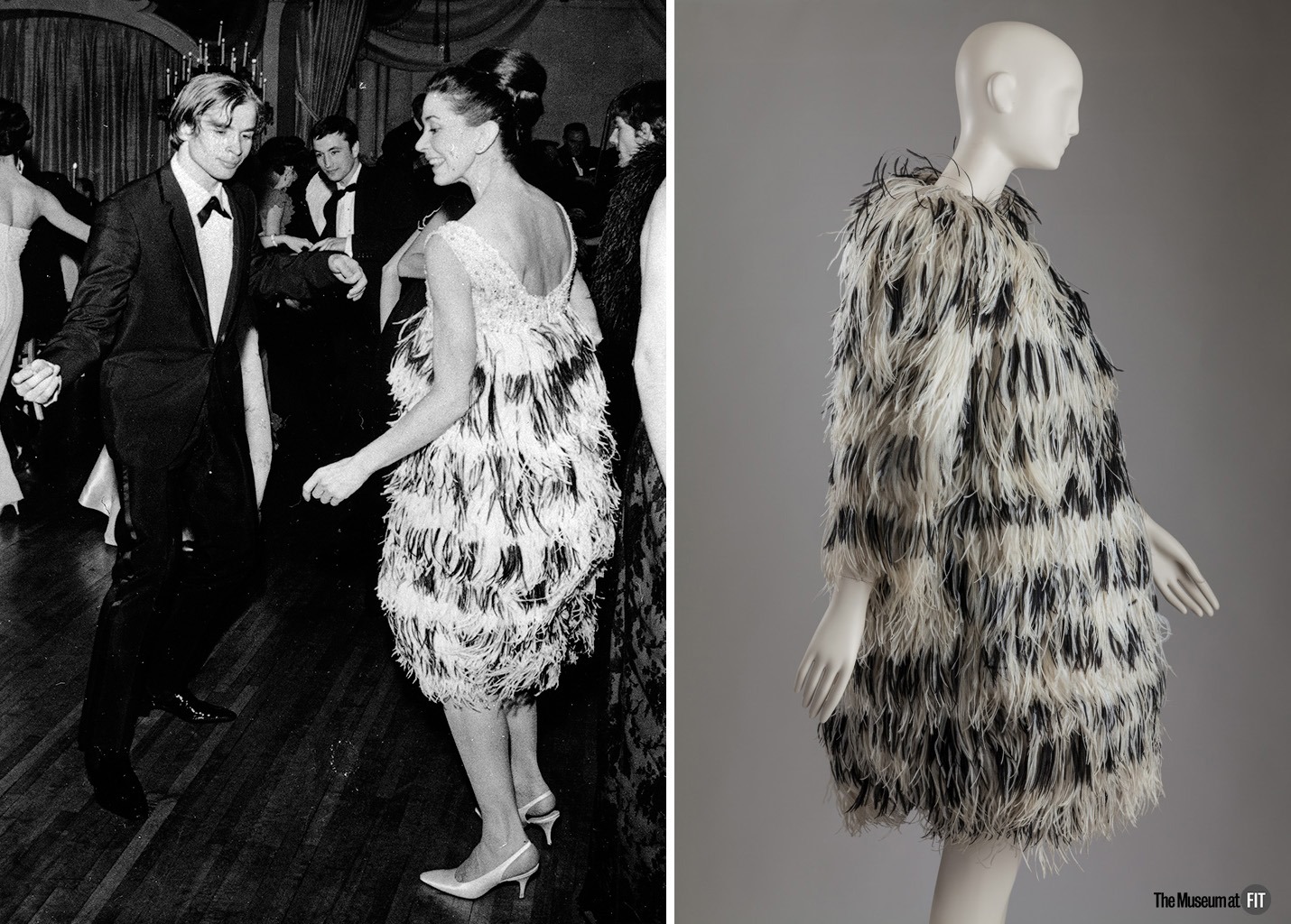 Museum - Keep Dancing. This 1965 YSL coat and dress were worn by Margot ...