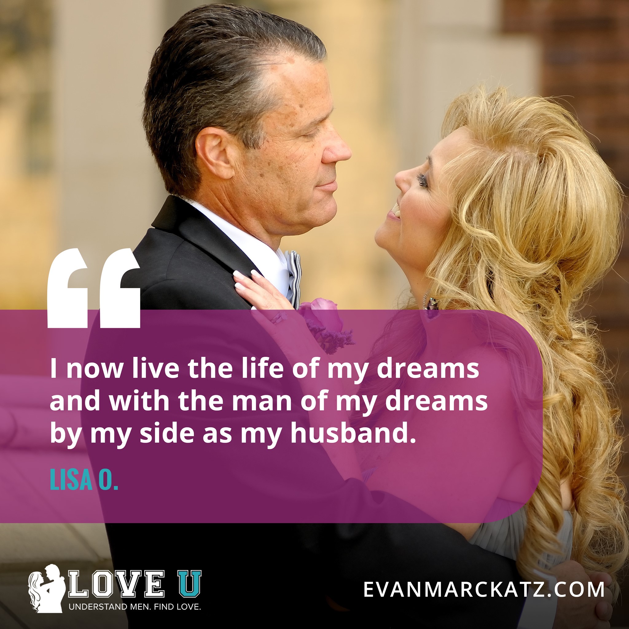 Evan Marc Katz - I want to share Lisa's story with you,...