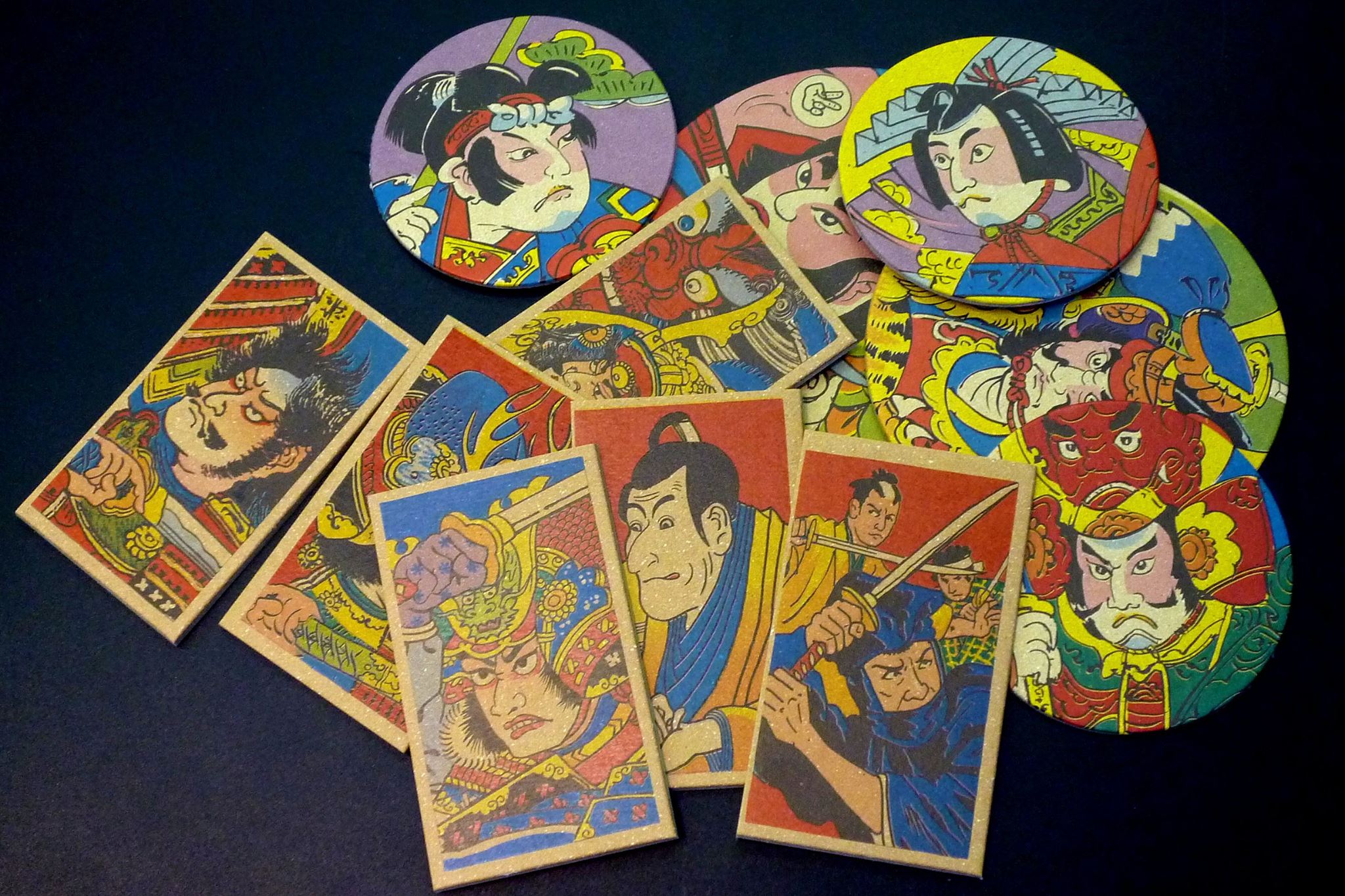 Love these old Japanese Menko cards. ブレーフス ブレ 77 HANKYU 土
