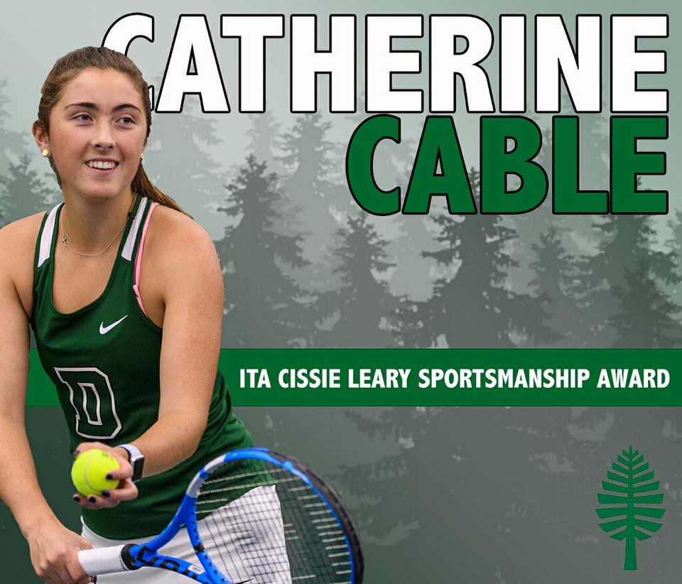 Congrats to Catherine... - Dartmouth College Women's Tennis | Facebook