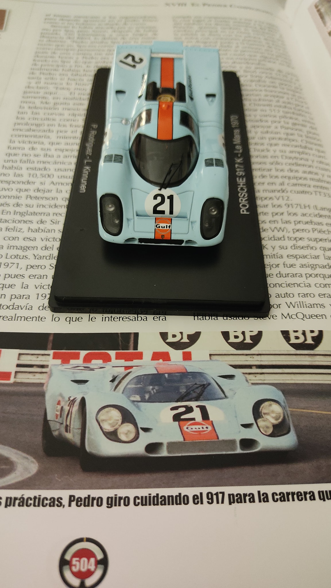 Spark 1:18 Porsche 917 K model from 1970 Le Mans