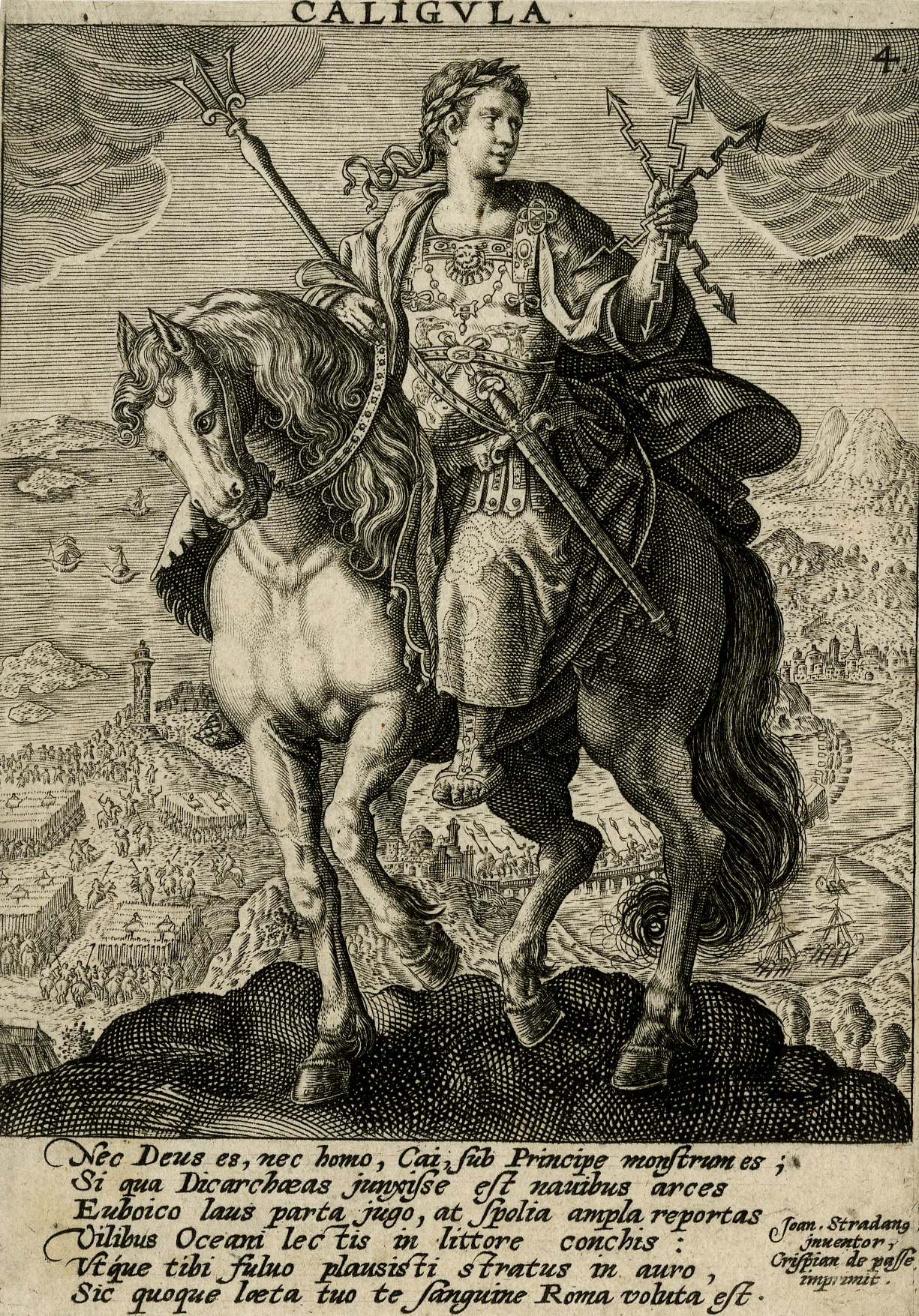 British - The Roman emperor Caligula was born #onthisday in AD 12 ...