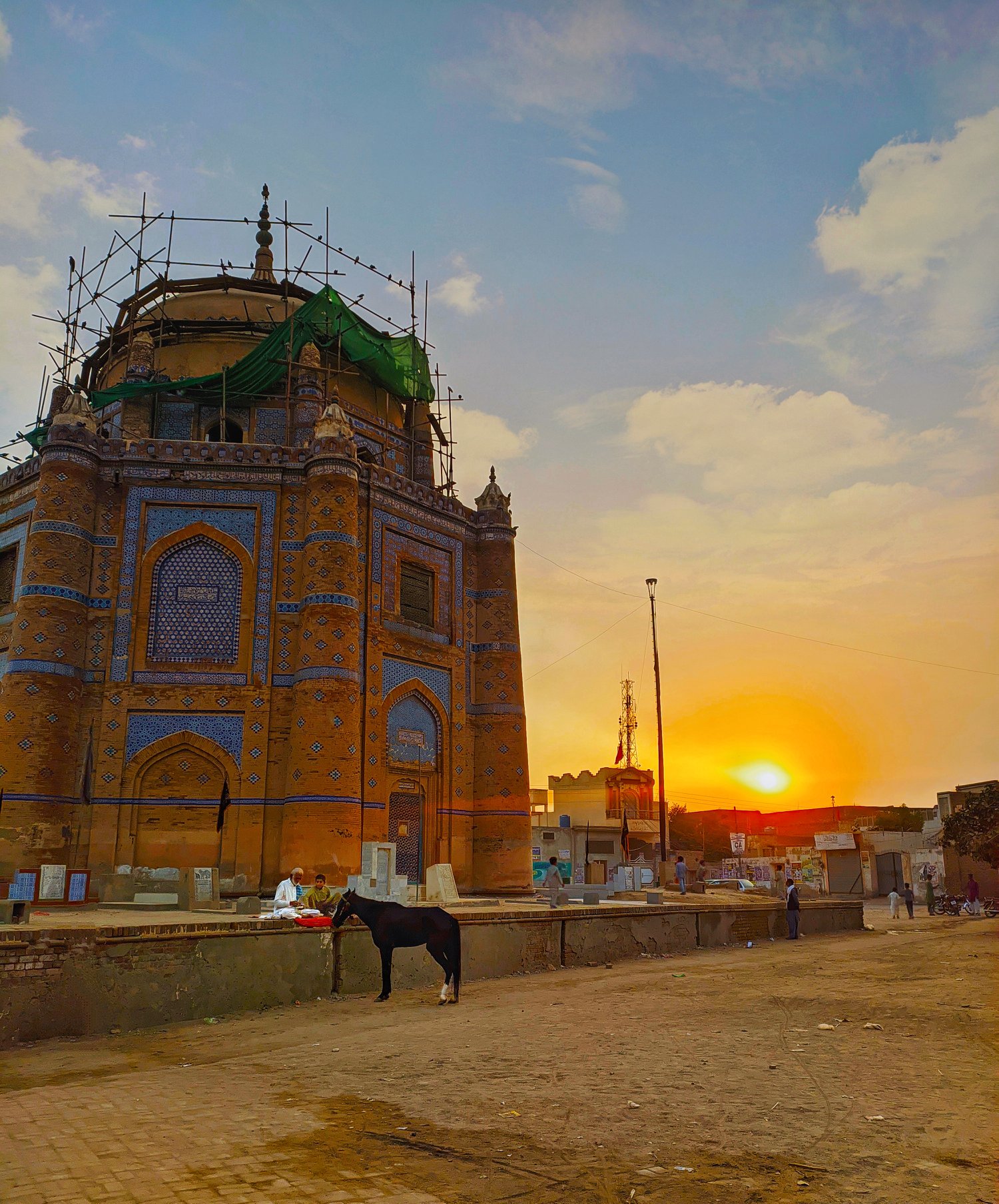Multan - The Mausoleum of Shah Ali Akbar is a mausoleum in...