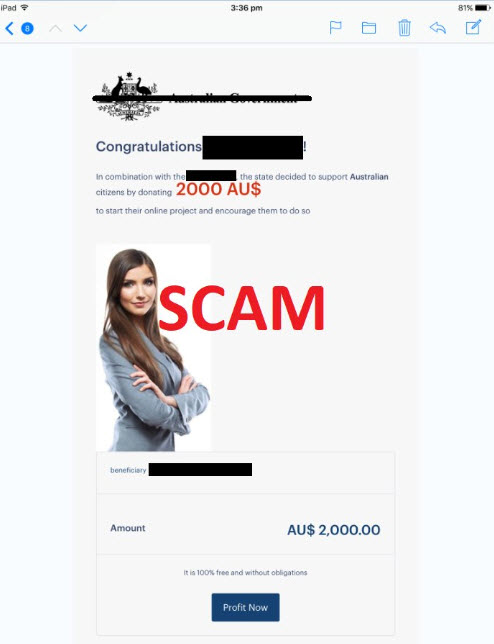 SCAM ALERT! Spoofed emails appearing to... - NSW Police Force | Facebook