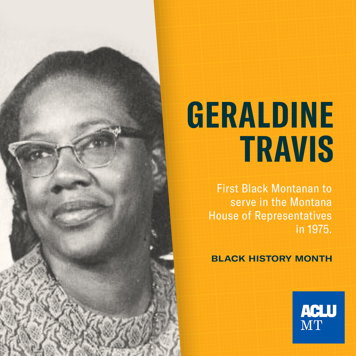ACLU - The first ever Black person to serve in the Montana Legislature ...