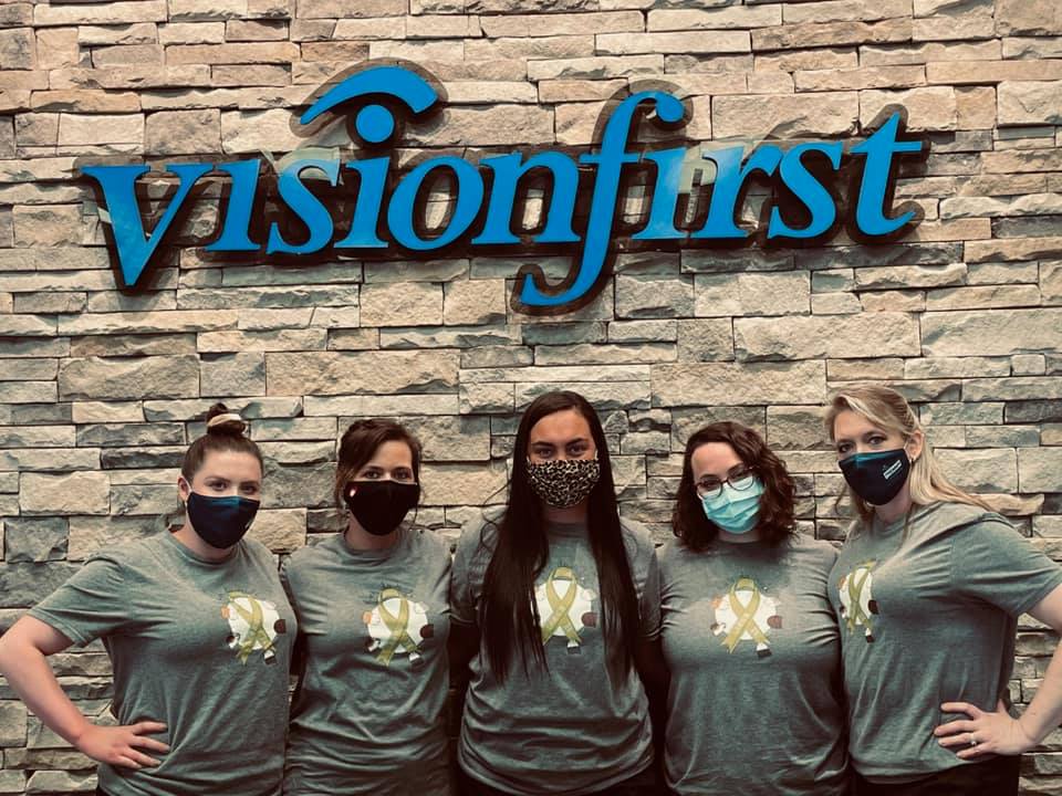 VisionFirst - Our awesome New Albany staff wore these...