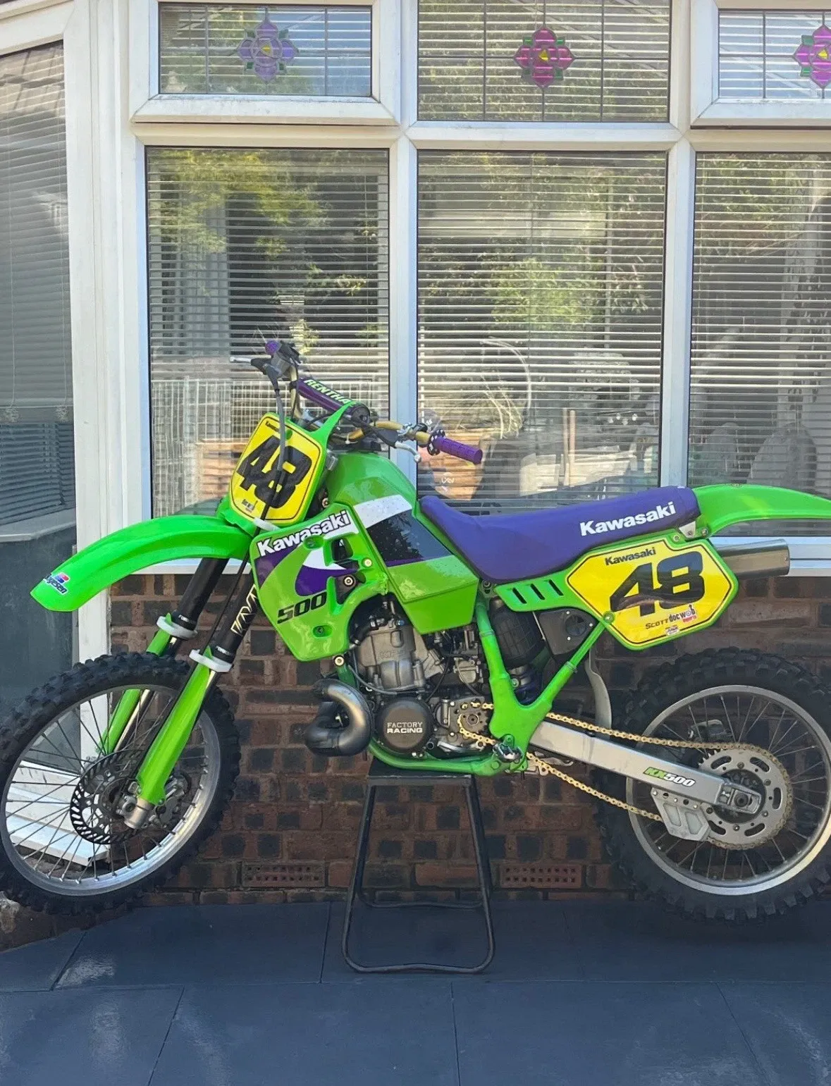 90's - This mint condition 1999 Kawasaki Kx 500, imported from
