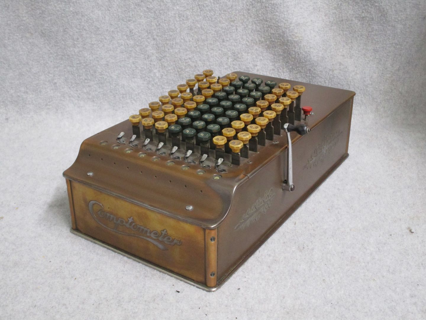 N.C. - Comptometers, such as this one made in the 1930s from the North ...