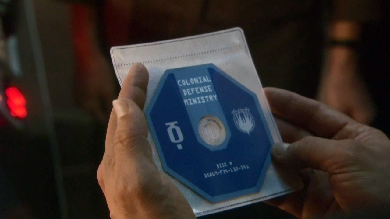Replica of Zefram Cochrane's music disc from 'First Contact'