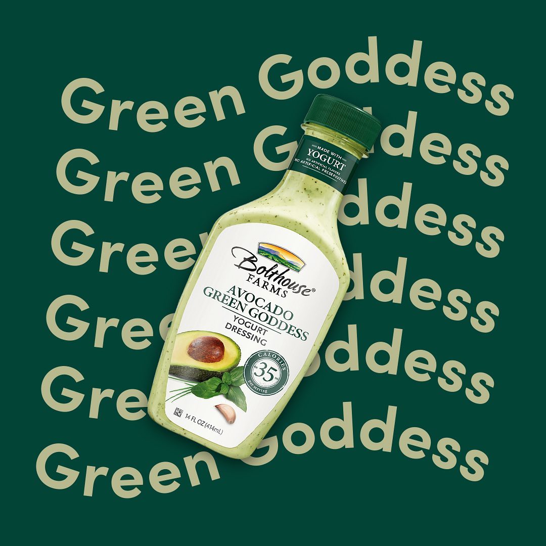 bolthouse farms avocado green goddess dressing All hail the of deliciousness: avocado. The mythological fruit that creates our impossibly delicious and legendarily creamy that's freckled with flavorful herbs and blended with a dollop of silky smooth Goddess yogurt