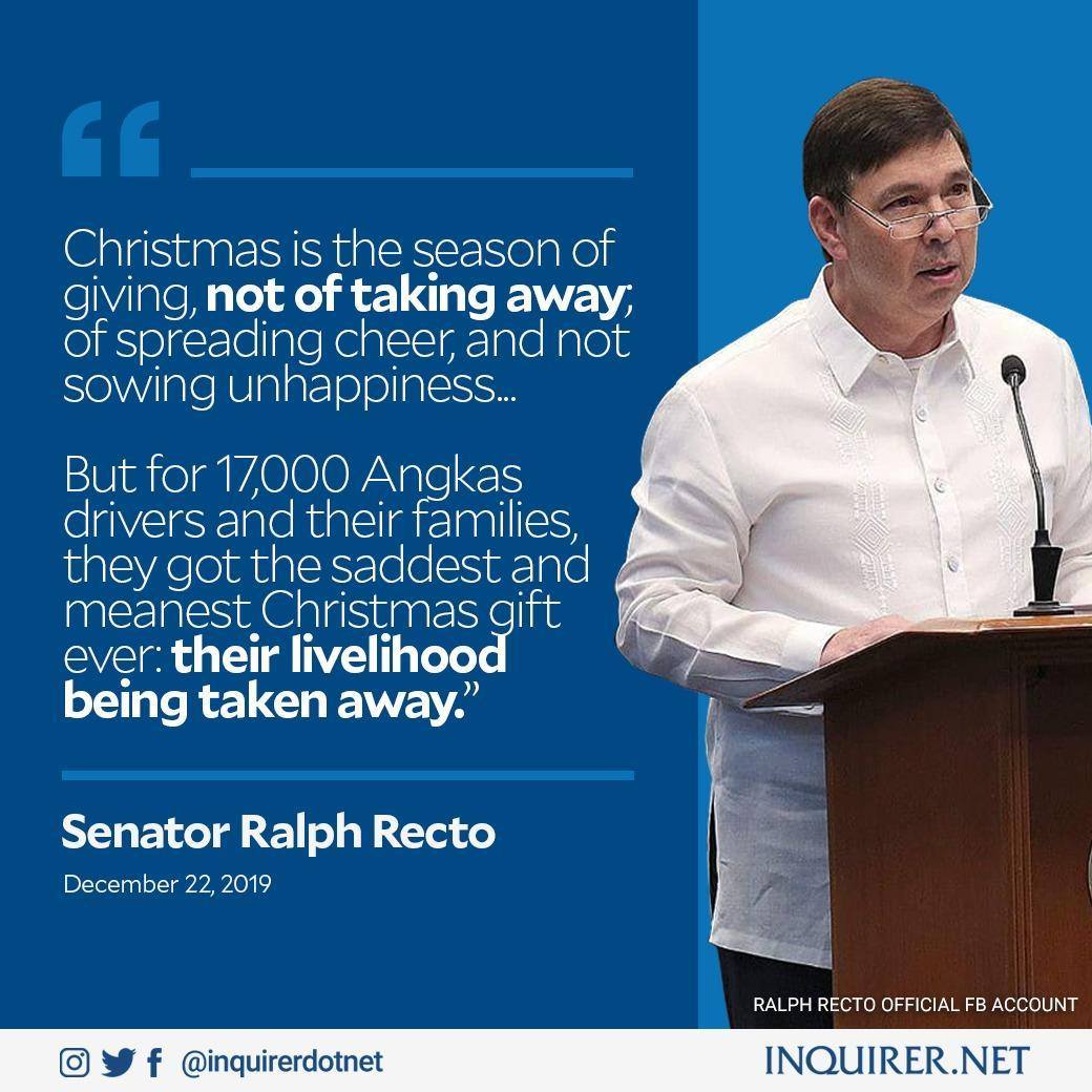 INQUIRER.net - Senator Ralph Recto said that the “gift of unemployment ...