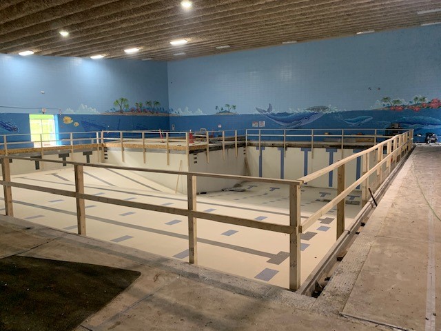New Ulm Park and Recreation - Former Indoor Pool getting ready to be ...