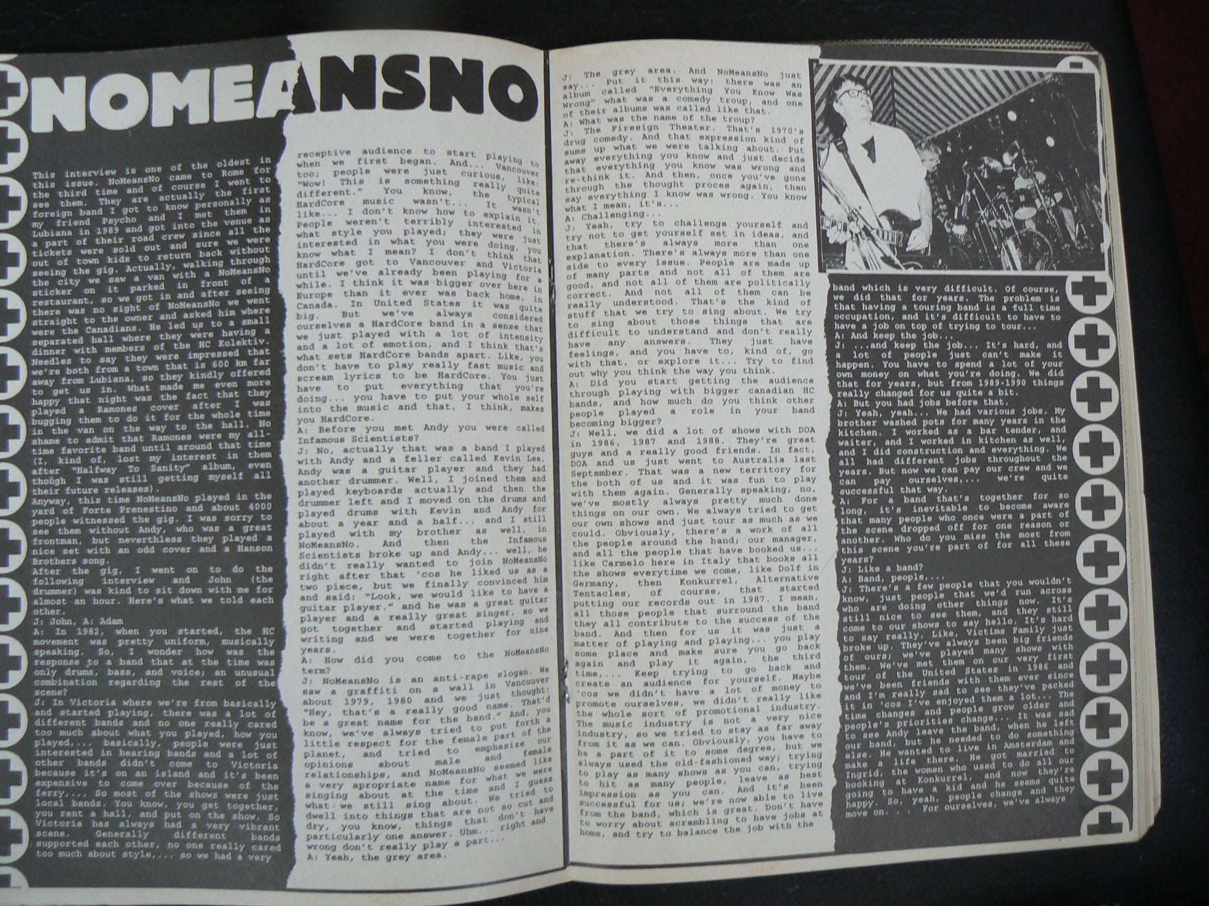 Old issue of italian zine zipps and chains