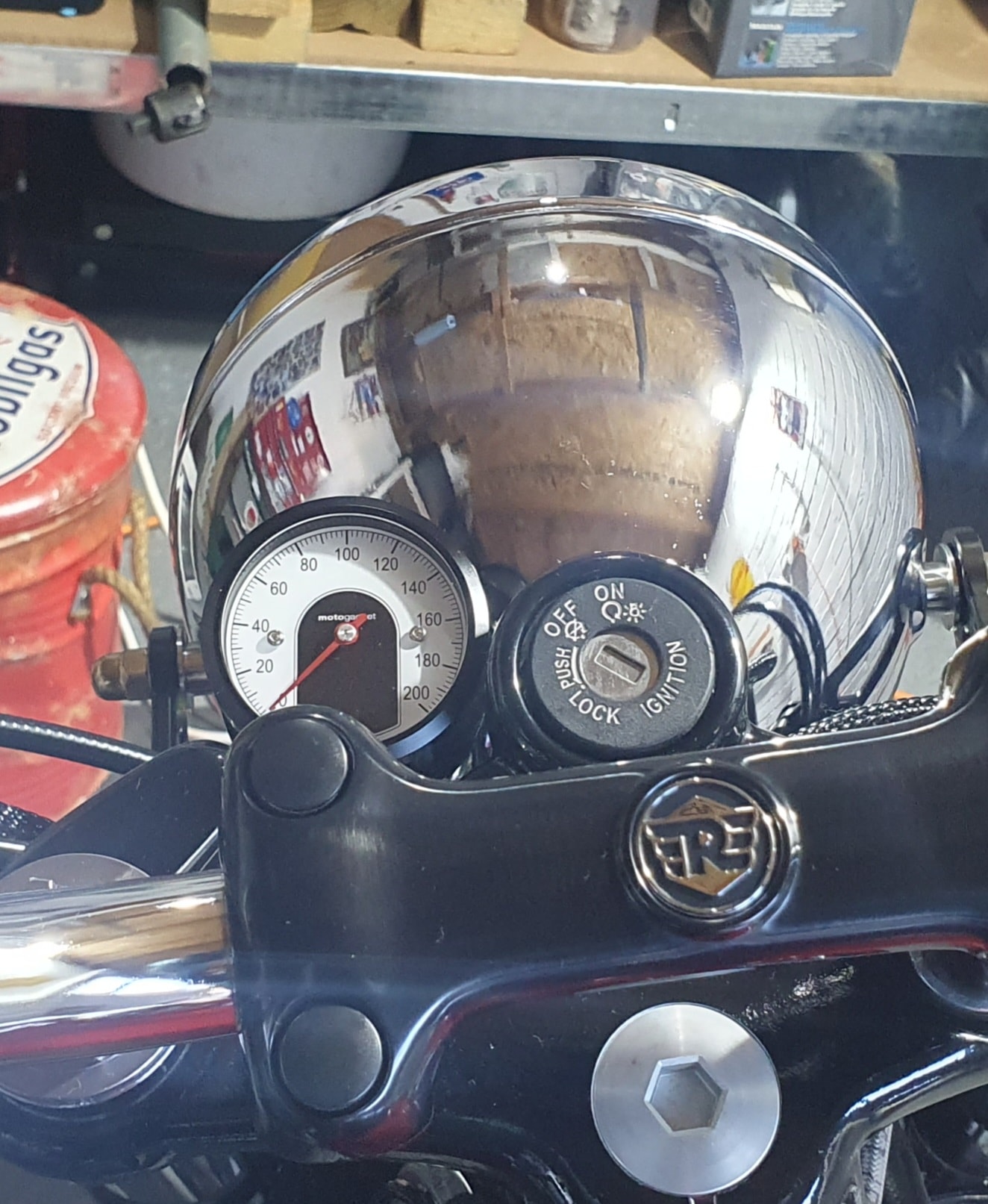 Baak mini classic speedo installation issues with indicators on 