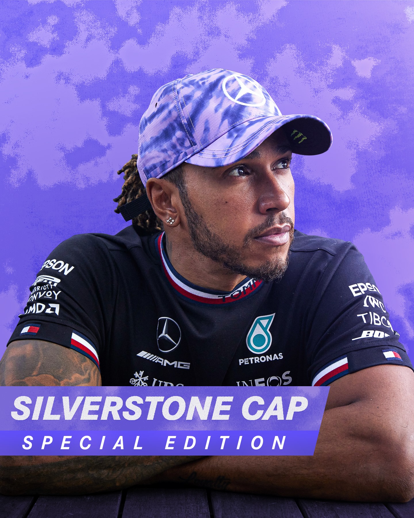 New for the #BritishGP! 💜😍 Lewis Hamilton's limited edition