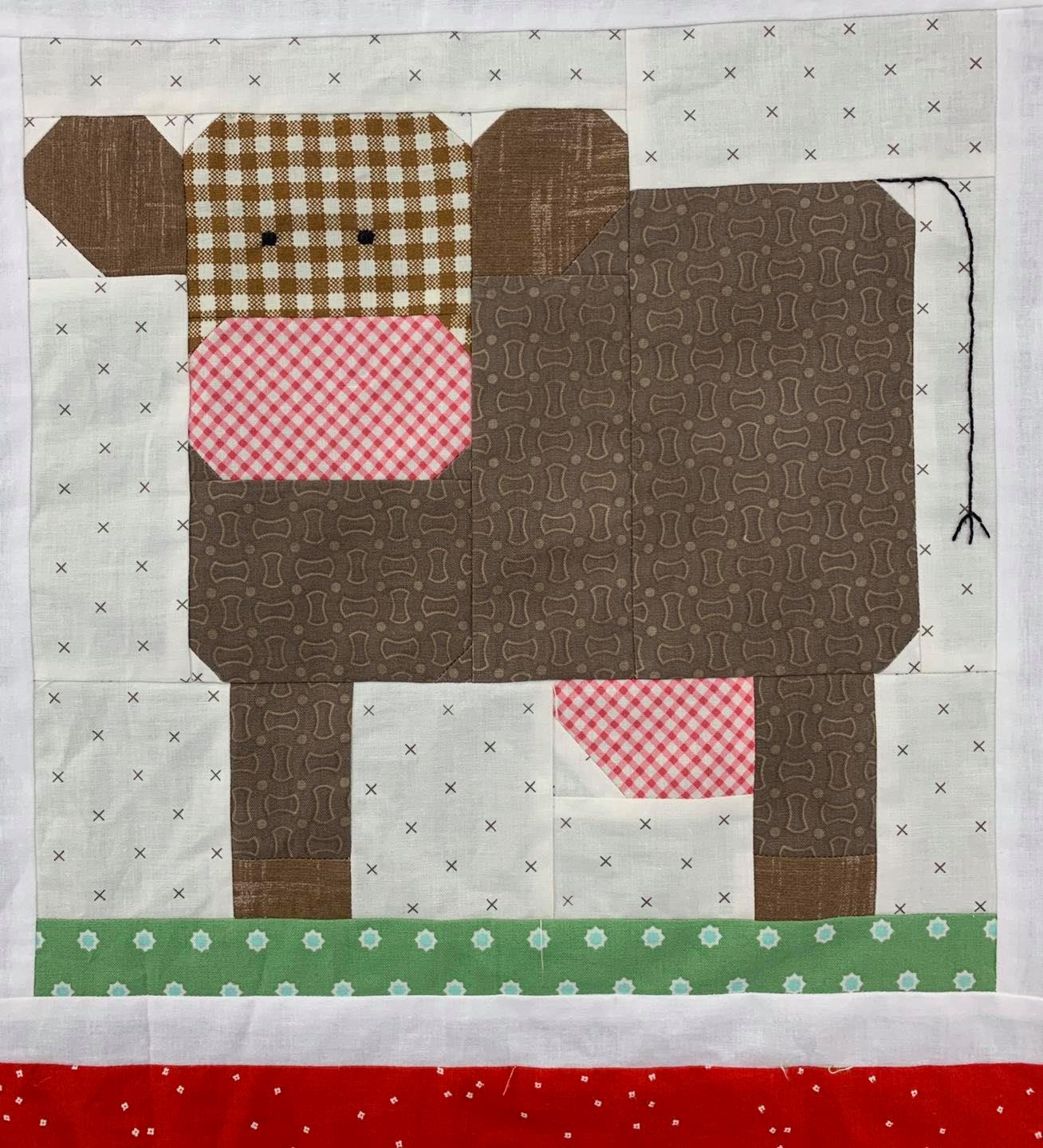 Cow Quilt Block Pattern Cow Quilt By Bee In My Bonnet