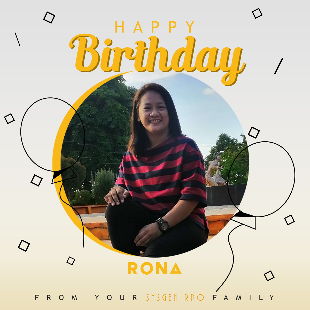 Sysgen RPO Inc. - Happy Birthday, Rona! Hoping your...