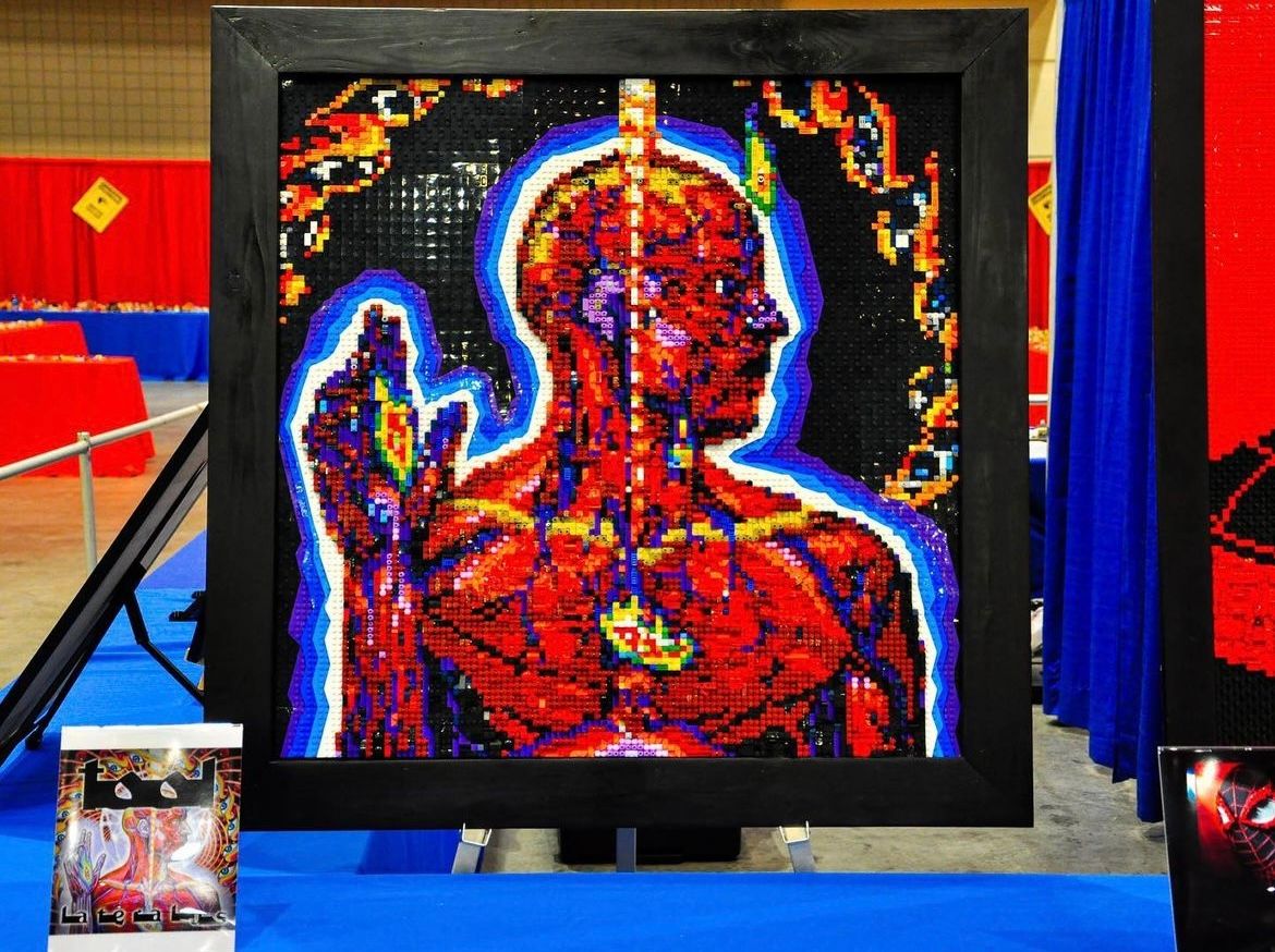 Lateralus in @Lego Form by @myst33ry “Spiral out. 17,000+ piece