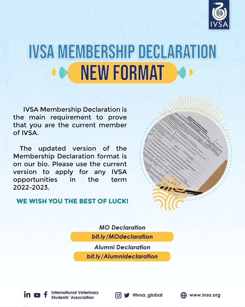[IV... - International Veterinary Students' Association (IVSA) | Facebook