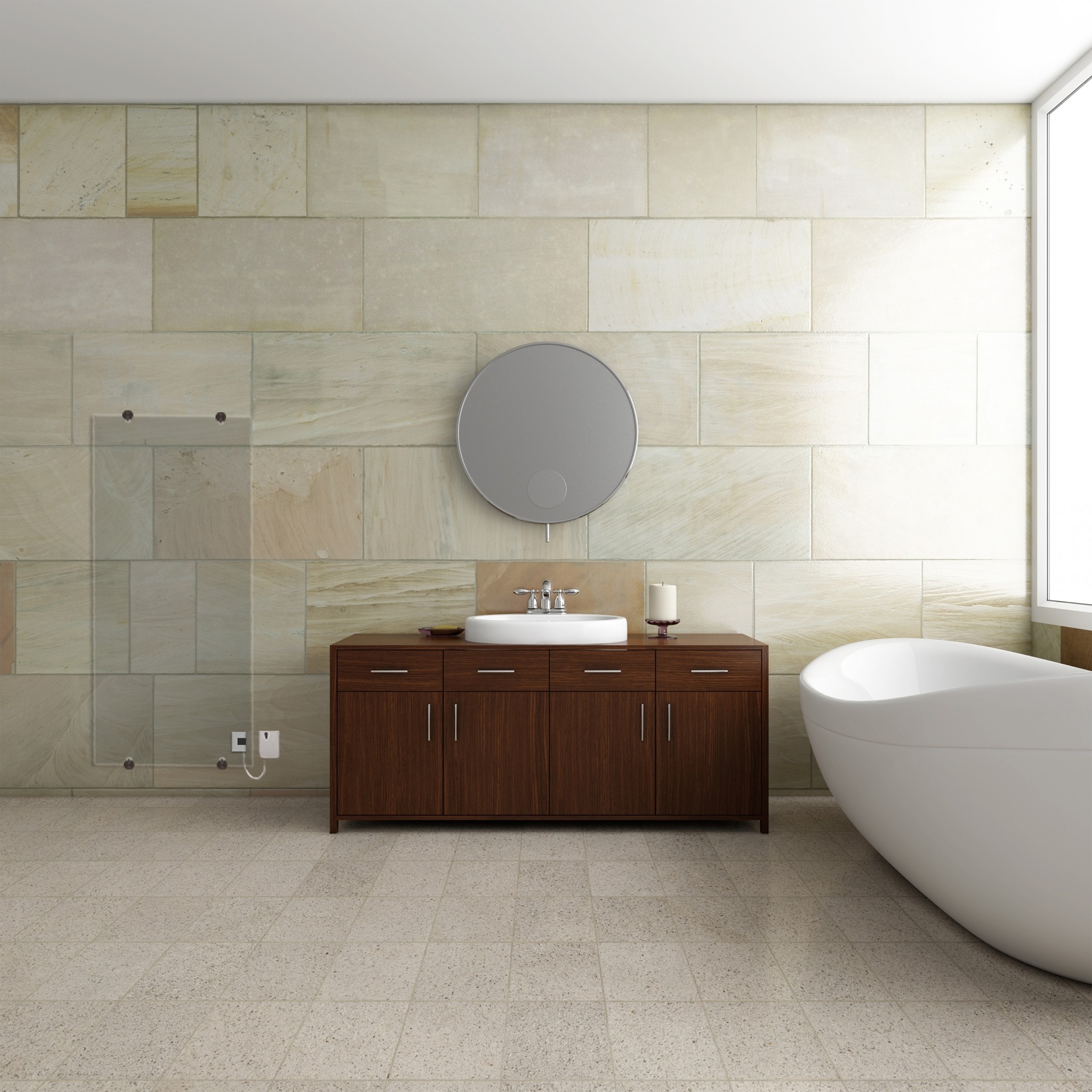 Glass Radiators - Our transparent clear glass radiator is...